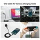 thumbnail image 2 of Cable USB a USB C de 4 Pies, 2 en 1 Trenzado USB 2.0 USB A/C a C 3A, Cable de Carga Rápida USB a Tipo C para MacBook Pro/Air/iPad Pro 2020 2019, Galaxy S22 S21, Note,, 2 of 5