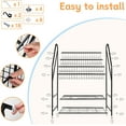 thumbnail image 6 of Metal Kids Bookshelf 5 Tier Ladder Style Bookcase with Toy Storage for Bedroom Living Room, Black Large, 6 of 6
