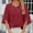 B83 Wine Womens Tops Dressy Casual Clearance Under $5, variant on Cagogo Womens Summer 3/4 Sleeve Scoop Neck T Shirt Under $5 Plus Size Curved Hem Blouses Cute Tunic Tops Mothers Day Gifts for Mom