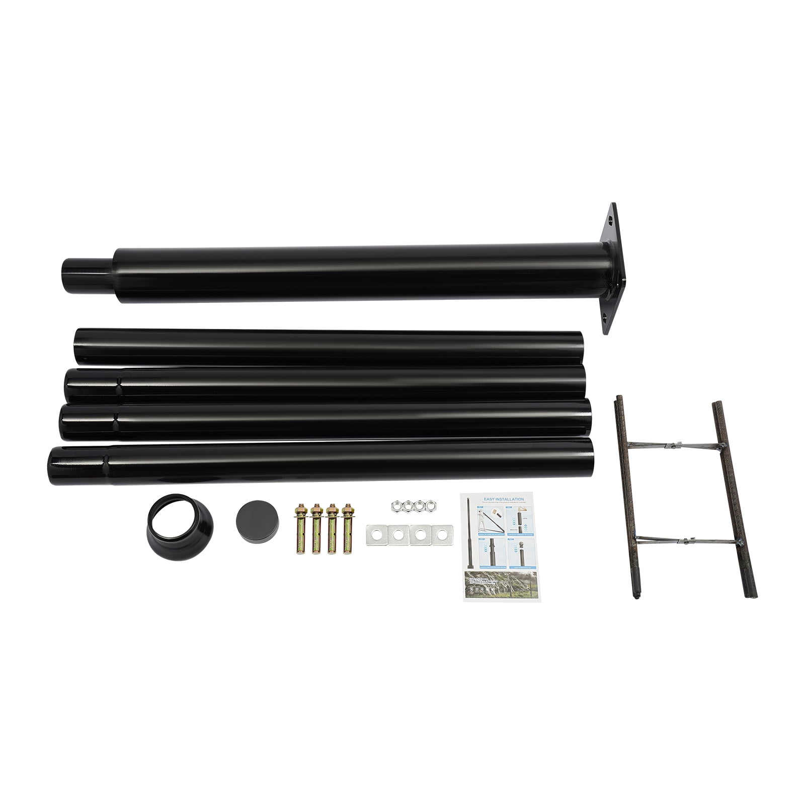 Iron About 100kg/220. 46lbs Load-bearing Capacity Street Lamp Post, Split Street Lamp Post Suitable for Outdoor Street, Street Light Pole