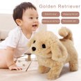 thumbnail image 3 of SUNSIOM Little Puppy Plush Toy Electronic Interactive Toy Barking Stuffed Dog, 3 of 6