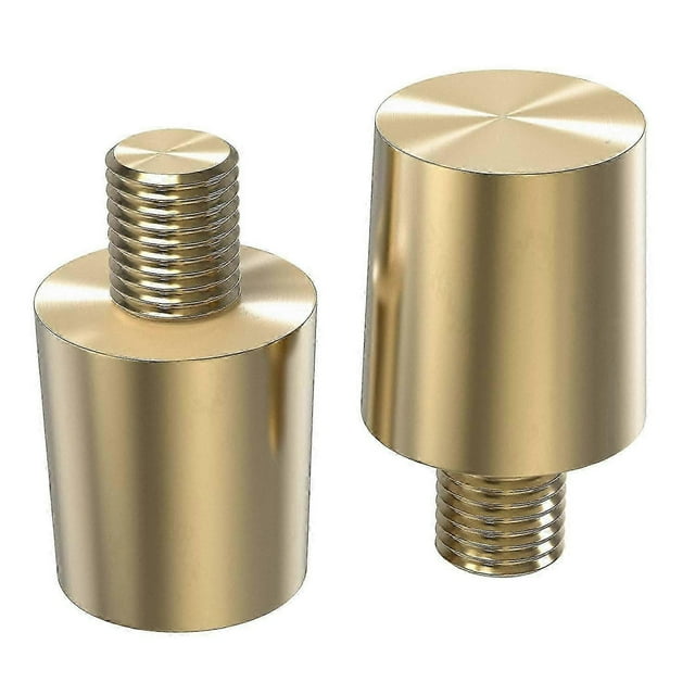 Brass Battery Adapter, 1 Pair Positive and Negative Battery Terminal Adapters, M8 Battery Post Battery Terminal