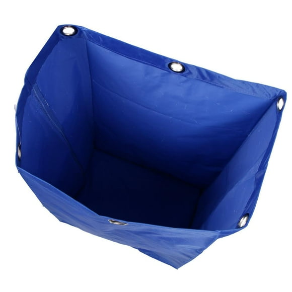 DYNWAVECA Oxford Waterproof Janitorial Cleaning Cart Bag Replacement Housekeeping Cart Bag Blue