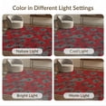 thumbnail image 7 of ODIKA 8'x10' Washable Area Rug Mens Web Men Crawler Net Motif Interlocking Strand Grid Webs for Dining Room, Large Office, Lounge, Non-Slip Chair-Friendly Mat, 7 of 7