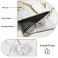 thumbnail image 6 of Round Rugs 5Ft, White Gold Abstract Round Area Rug Washable Indoor Throw Carpet, Modern Marble Geometric Soft Non Slip Circle Rug for Cabinet Bathroom Home Decor Aesthetic, 6 of 8