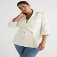 thumbnail image 1 of Jeans Sofia Femmes et Femmes et Blazer en Lin Mélangé à Double Poitrine XS-5X, 1 of 6
