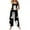 Black, variant on Halloween One Piece Jumpsuits for Women Funny Printed Pants with Pockets Sleeveless Trendy Relaxed Fit Wear Trendy Halloween Overall