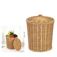 thumbnail image 4 of AZXY Laundry Hamper with Lid,Wicker Laundry Basket,Clothes Hampers with Lids Clearance,Large Woven Dirty Clothes Storage Basket, 4 of 9