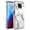 White Marble, variant on Moto G Power 2021 Case, Rosebono Slim Hybrid Shockproof Hard Cover Graphic Fashion Colorful Skin Cover Armor Case for Moto G Power 2021 (Mandala)