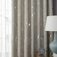 thumbnail image 3 of Stylish Curtain Star Blackout Window Curtains Room Thermal Insulated for Kids Boy Girls Bedroom Decor, 3 of 7