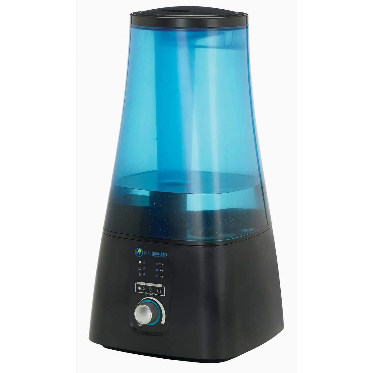 PureGuardian Ultrasonic Warm and Cool Mist Humidifier with UV-C and