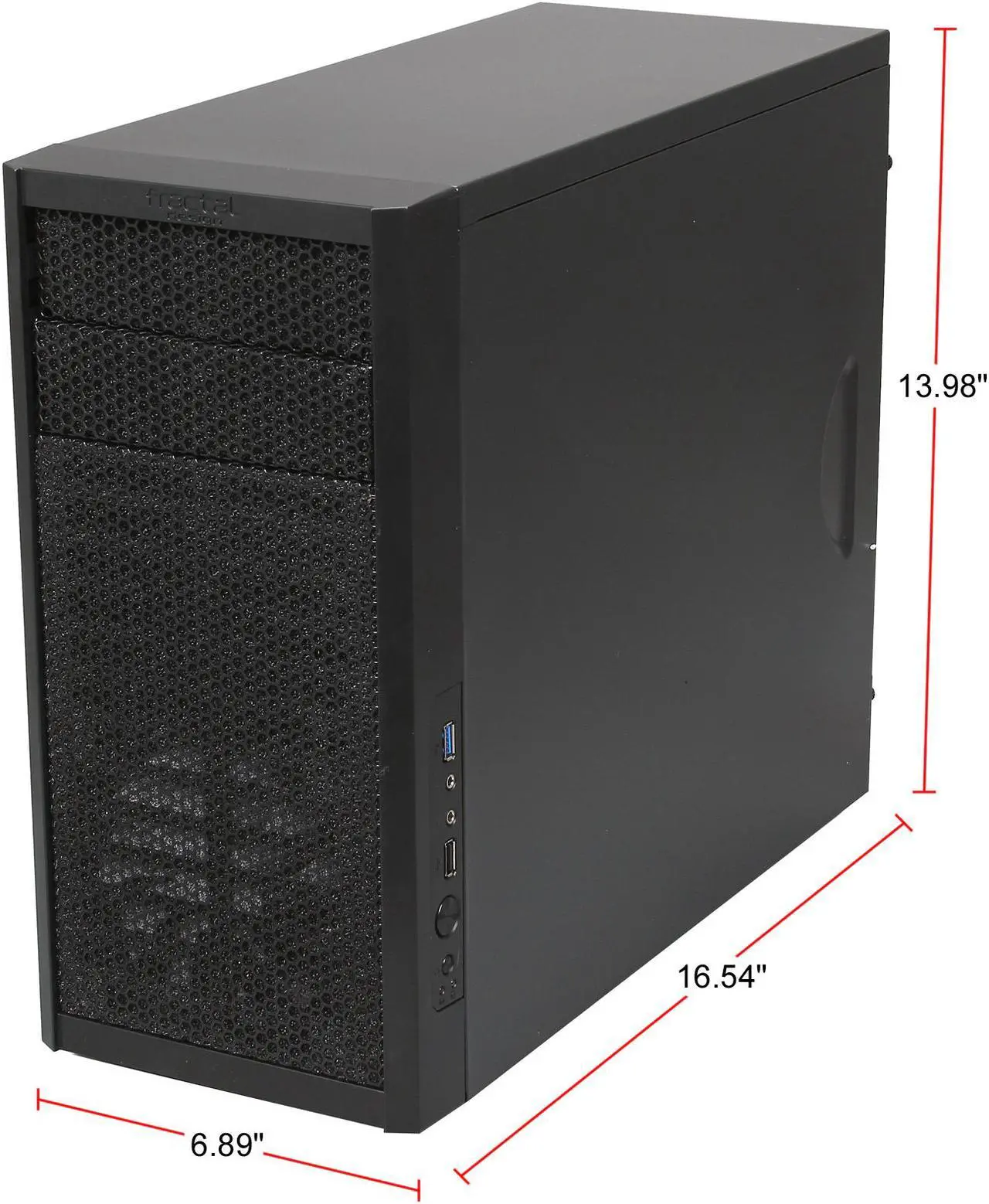 Fractal Design Core 1000 Black Micro ATX Mini Tower Computer Case