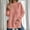 Pink, variant on Babysbule Women's Oversized Sweatshirts Crewneck Long Sleeve Knitting Cotton Pullover Side Split Hoodless 2025 Fall Clothes
