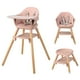 thumbnail image 1 of Costway Trona Convertible 6 en 1 para Bebés Silla Alta de Comer Infantil con Bandeja Desmontable Arnés Cojín PU para Niños de 6-36 Meses Rosa, 1 of 10