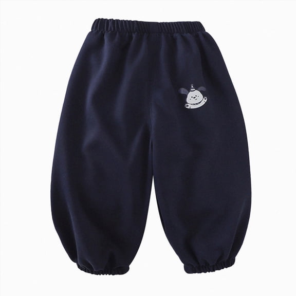 6-12 Months 3 Pack Toddler Baby Boys Pants Toddler Boys Clothes Kids Boys Sweatpants Cute Casual Elastic Waist Joggers Athletic Pants Size 6M-4T,Navy