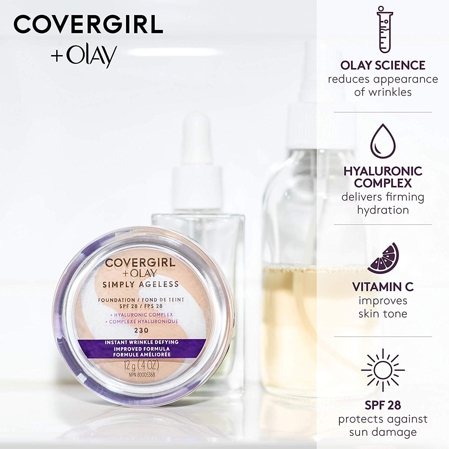 covergirl olay simply ageless foundation walmart