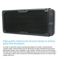 EXCIXING Water Cooling Computer Radiator 18 Pipe Aluminum Heat