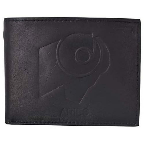 Aries Zodiac Sign Bifold Trifold Genuine Leather Men's Wallets