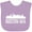 Lavender, variant on Boston Massachussetts Skyline Boys or Girls Baby Bib