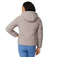 thumbnail image 6 of Free Country Women's Hooded Cirrus Quilted Reversible Jacket Mocha M, 6 of 8