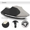thumbnail image 3 of LABLT Super Heavy-Duty TOP Cover Replacement for Trailerable PWC Watercraft Jet Ski Cover 136-145(3seater) 420D, 3 of 6