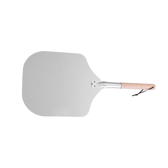 Paleta de Aluminio para Pizza con Mango de Madera Conveniente para La Cocina Estilo A SM SunniMix Cáscara de pizza