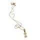 thumbnail image 4 of Collar con dije de oro laminado letra brillos I, 4 of 6