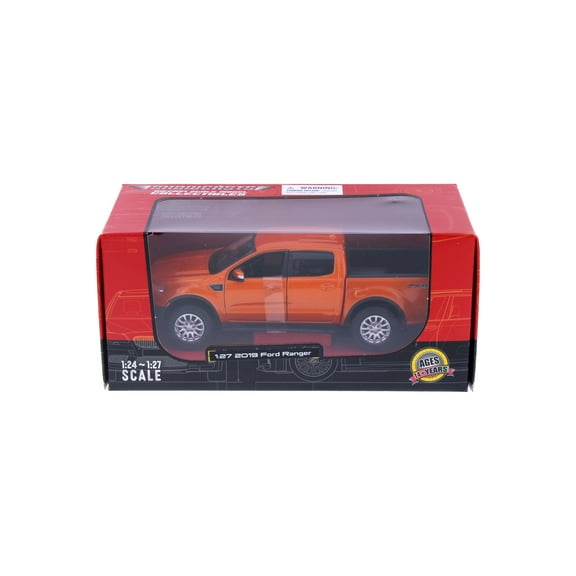 2019 Ford Ranger Pickup Truck, Orange - Showcasts 38521R - 1/27 Scale Diecast Model Toy Car