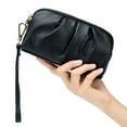 thumbnail image 4 of Genuine Leather Women Wallets Multifunction Large capacity Purses Long Zip Wrist bag Money Coin Holder Female phone Purse, 4 of 6