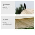 thumbnail image 6 of 4M 300D Oxford Silver-Coated Camping Tent: Spacious, UV-Resistant for Outdoor Camping, Glamping & Backyard Trips, 6 of 7