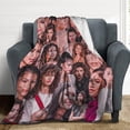 thumbnail image 4 of Zendaya Blanket Sexy #8 Super Soft Throw Blanket Silky Flannel Lightweight for Sofa, Bed Blanket All Season Use 30""*40""（76 * 100cm）, Style-2, 4 of 6