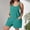 Green, variant on Fnochy Cyber of Monday Jumpsuit For Women Clearance Items Plus Size Fashion Summer Solid Casual Sleeveless Suspender Short