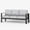 Light Grey, variant on LayinSun Outdoor Patio Furniture Aluminum Loveseat, All-Weather Metal Sofa with 5" Thick Cushions for Porch, Balcony