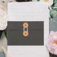 thumbnail image 4 of OULII 5Pcs Vintage Paper Pockets Kraft Paper Envelopes for Office Document Storage Black, 4 of 7
