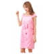 thumbnail image 5 of Albornoz De Toalla Para Mujer Toalla De Baño Para Mujer Fibra Superfina Usable Transpirable Toalla Para Mujer Con Correas Cubierta De Borde Accesorios De Baño Rosa Claro ANGGREK Otros, 5 of 5