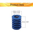 thumbnail image 2 of HUGFEGWE 3D Printer Die Spring 20mm OD 25mm Long Load Compression Mould Die Spring for Mechanical Equipment Accessories Blue 2PCS CJB91-25100, 2 of 7