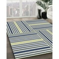 thumbnail image 3 of Ahgly Company Machine Washable Indoor Rectangle Transitional Purple Navy Blue Area Rugs, 8' x 12', 3 of 7