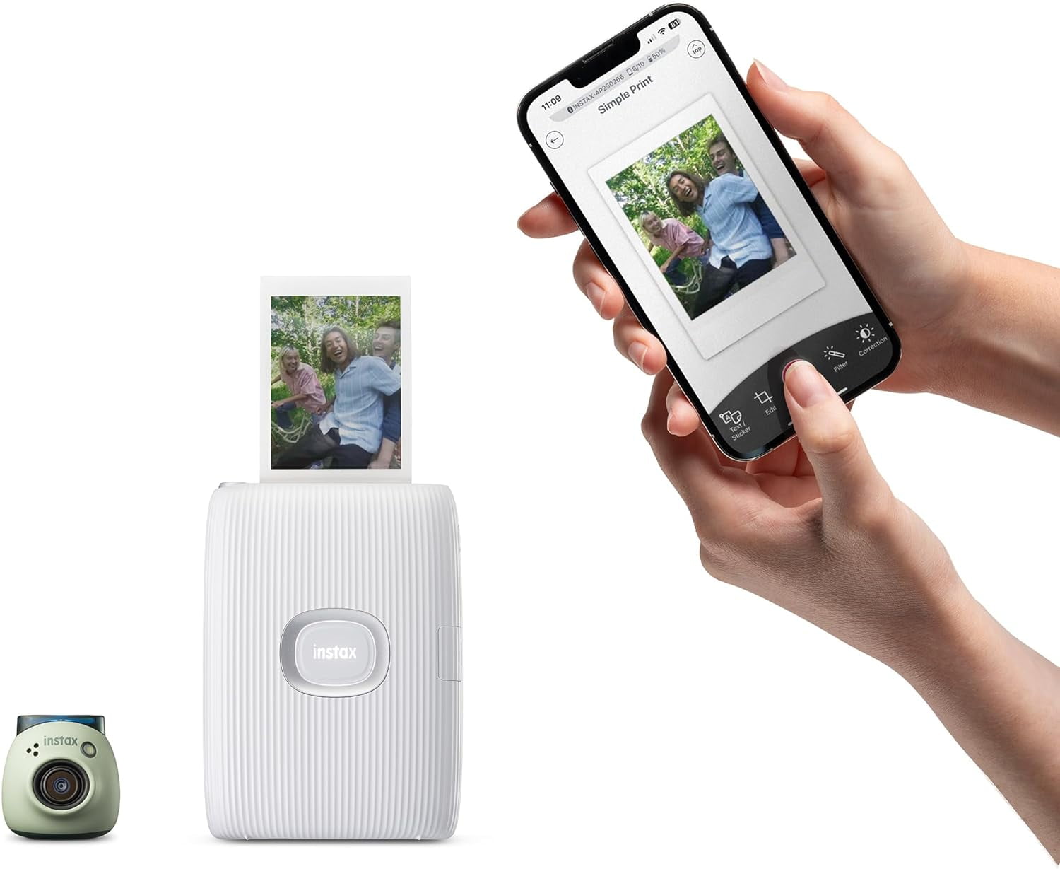 inkPalm 5 (第2世代)(32GB) 新品 Fujifilm Instax PAL Mini Instant Camera with Link 2 Smartphone