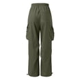thumbnail image 4 of Cargo Pants Baggy Cargo Pants Elastic High Waisted with Pocket Classic Fit Boys Athletic Pants Hip Hop Pants Size 14-15 Years Boys Clothes, 4 of 9