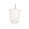 thumbnail image 4 of 12 Veladoras Votiva En Vaso Liso 100% Parafina Pura Xtellar blanco, 4 of 4