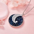 thumbnail image 3 of Crystal Moon Necklace, 3 of 4