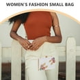 thumbnail image 3 of BESTYASH Pochette à Fleurs Blanche en PU 1ensemble de Rangement pour Pièces Style Soirée, 3 of 7