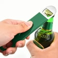 thumbnail image 3 of 3-piece heavy stainless steel flat bottle opener, durable beer bottle opener.green, 3 of 4