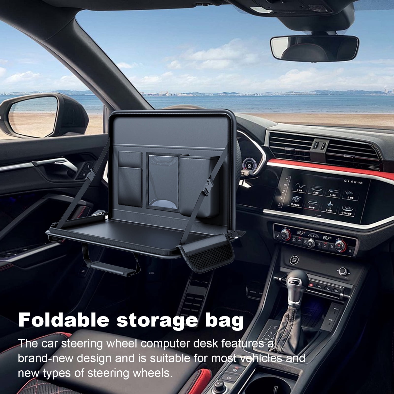 Btidfty Car Backseat Organizer Foldable Car Seat Organizer for Both Front And Rear Seats
