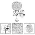 thumbnail image 5 of Wall Sconce Crystal Modern LED Wall Lighting Fixture E27 or E26 Decorative Wall Mount Lamp for Bedside Bedroom Living Room Hallway, 5 of 8