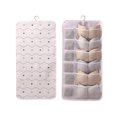 thumbnail image 2 of TUOBARR Non-woven Double-sided Storage Bag Washable Wardrobe Multi-pocket Bra Hanging Bag Door Rear Socks Storage Bag, 2 of 5