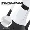 thumbnail image 4 of WOSAWE Men's Cycling Bib Pants High-Density Padded Bike Long Legging, 4 of 8
