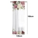 thumbnail image 2 of Cortinas florales, cortinas florales de acuarela para dormitorio, ventanas florales de media vid, 2 of 7