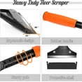 thumbnail image 2 of Heavy-Duty Razor Scraper with 10 Replacement Blades, Long-Handled Multi-Function Floor Scraper, Ideal for Home and Work Use, 2 of 6