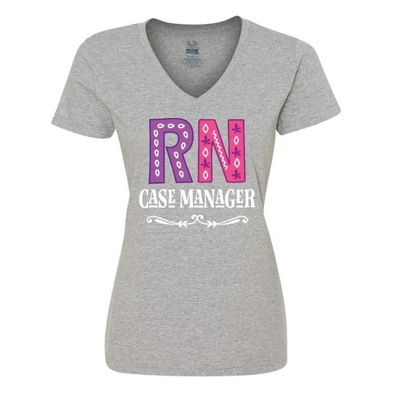 Inktastic Nurse Case Manager Gift Women's V-Neck T-Shirt